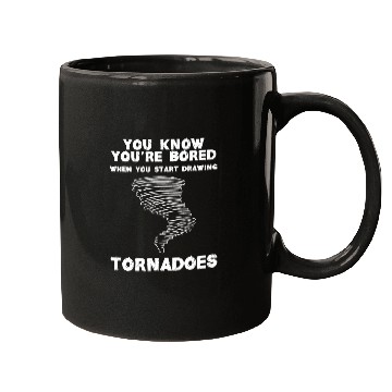 Discover Funny science humor nerd geek tornado Mugs