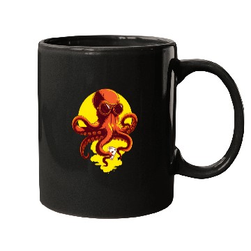 Discover Orange Smart Octopus Mugs