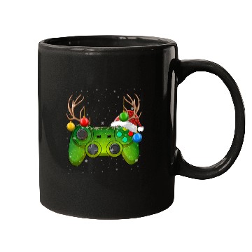 Discover Video Game Controller Christmas Lights Gamer Mugs