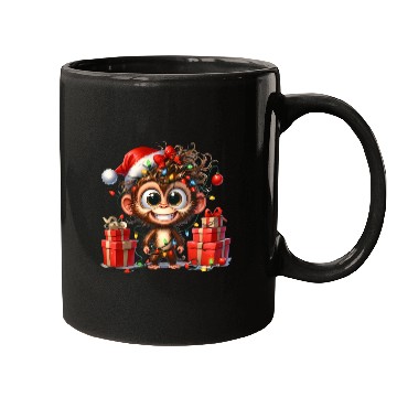 Discover Christmas Merry Christmas For Gift Monkey Mugs