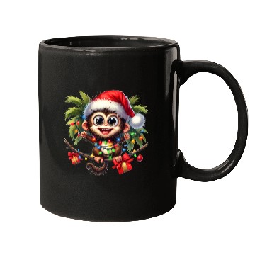 Discover Christmas Merry Christmas For Gift Monkey Mugs