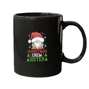 Discover Christmas Crew Sister Gnome Mugs
