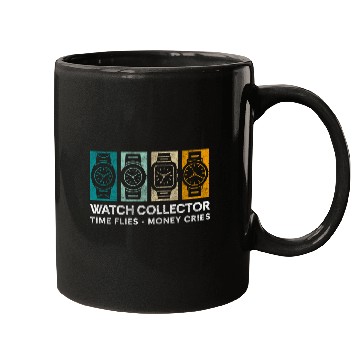 Discover Watch Collector Watchmaker Time Old School Mugs