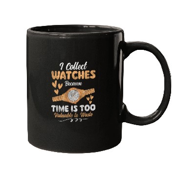 Discover Clock Collector Clock Face Mugs