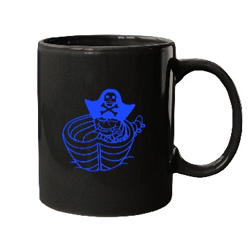 Discover Funny Worm Caterpillar Pirate Sweet Paddle Rowing Mugs