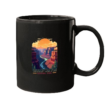 Discover Majestic Grand Canyon: Nature's Masterpiece Mugs