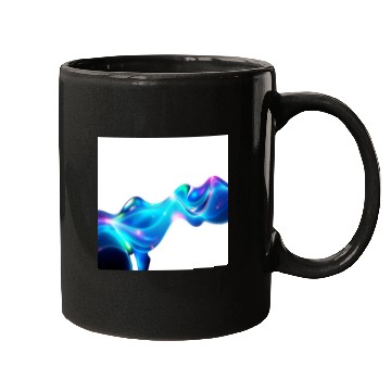 Discover Abstract Digital Waves Mugs