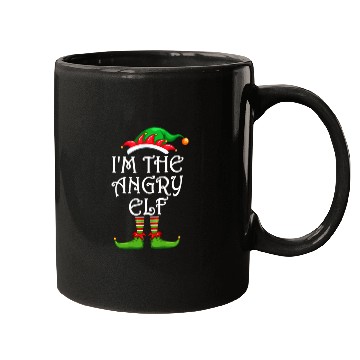 Discover I'm The Angry Elf Mugs Matching Family Christmas