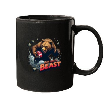 Discover Angry runs: Run like a Bear Mugs