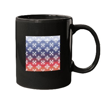 Discover Winter Geometric Harmony Pattern 2 Mugs