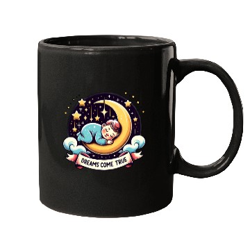 Discover Dreams Come True Under Starry Night Sky Mugs