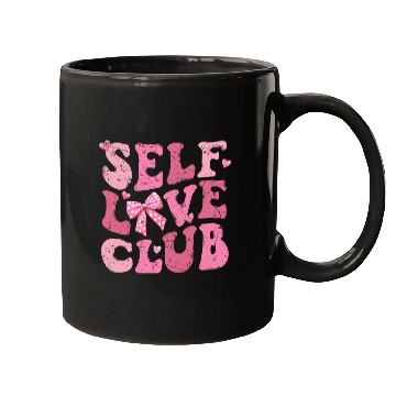Discover Self Love Club, Valentine Retro Mugs