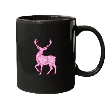 Discover Mandala Hirsch Deer Mystical Madalas Mugs