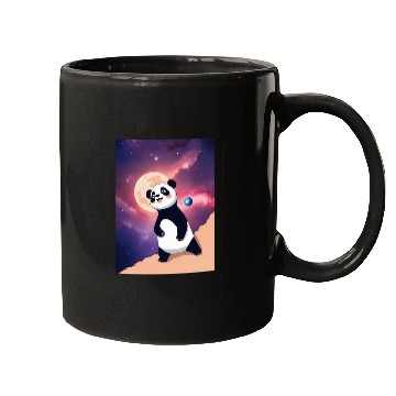 Discover Luna the Galaxy Panda Mugs