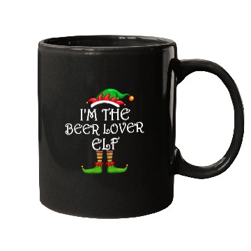 Discover I'm The Beer Lover Elf Mugs Matching Family