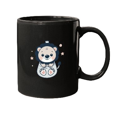 Discover cute lion cub Mugs