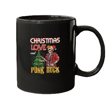 Discover Rocky Christmas: Santa Claus Concert In Punk Rock Mugs