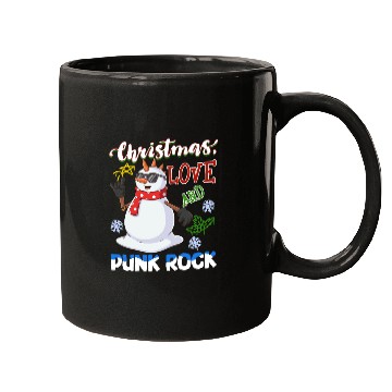 Discover Rocky Christmas: Santa Claus Concert In Punk Rock Mugs