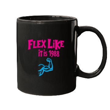 Discover 80s Fitness Enthusiast Retro Workout and Neon Mugs