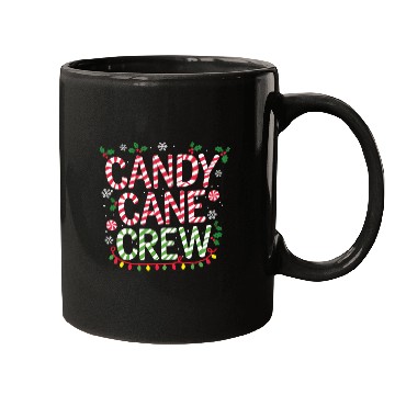 Discover Candy Cane Crew Funny Christmas Candy Cane Lover Mugs