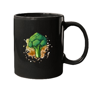 Discover Vegetarian Vegan Broccoli Mugs