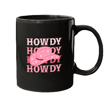 Discover Howdy Cowboy Star Hat Mugs