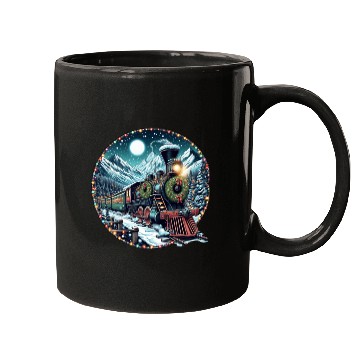 Discover Christmas Train Journey Mugs