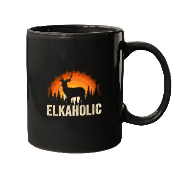 Discover Elk Hunting Elkaholic Hunters Mugs