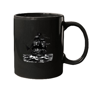Discover Pirate Boat, Pirates, Captain, Sailing Ship Mugs