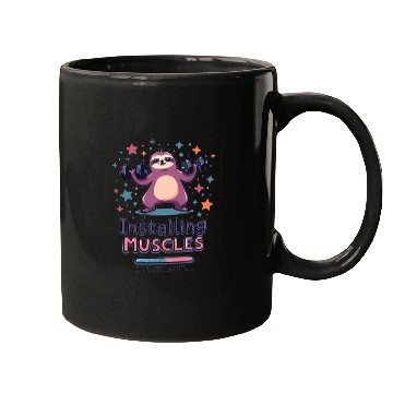 Discover Installing Muscles Please Wait Lazy Fitness Mugs