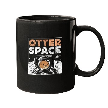 Discover Otter Pun Space Science Astronaut Mugs