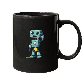 Discover Confused Robot  Mugs