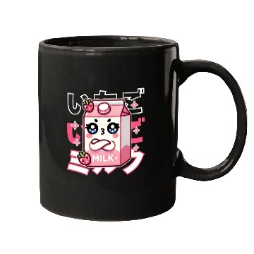 Discover Touchy Strawberry Milk Hug Mugs