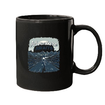 Discover Adventure Awaits Motorcycle Motorcycle Motorcycle Mugs