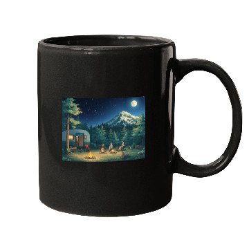 Discover Digital nature bad painting Mugs