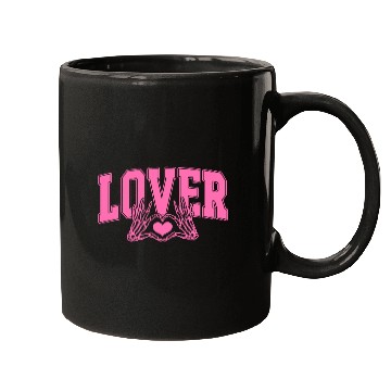 Discover Skeleton Hand Heart Lover Valentine's Day Design Mugs