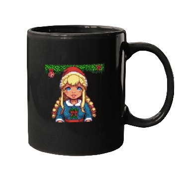 Discover Christmas girl #13 Mugs