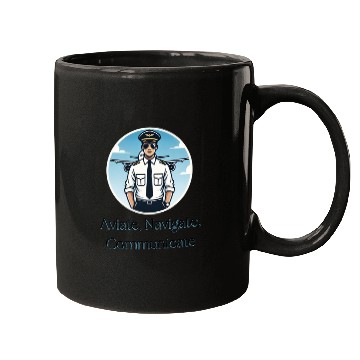 Discover Aviate, Navigate, Communicate - Mugs for Pilots