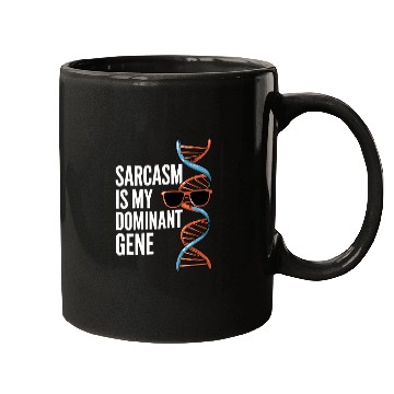 Discover Sarcastic Genealogy DNA Test Genetics Biologist Mugs