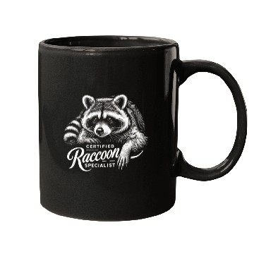 Discover Certified Raccoon Specialist Mugs