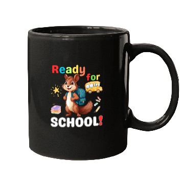 Discover Squirrel Ready to School, Back to school Mugs