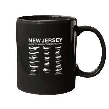 Discover New Jersey Guide to Aircraft Identification Funny Mugs