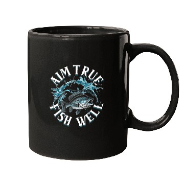 Discover Bowfishing Bowfisher Aim True Fish Well Mugs