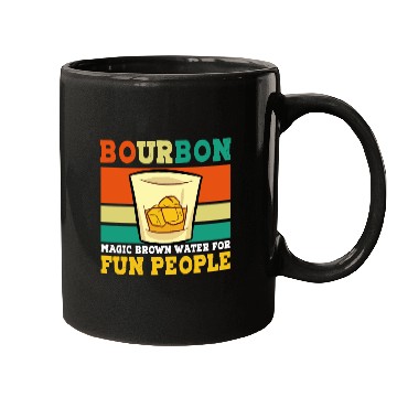 Discover Bourbon Magic Brown Water For Fun People - Whiskey Mugs