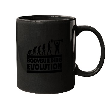 Discover Bodybuilding Evolution - Perfect for Fitness Fans Mugs