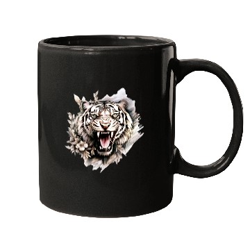 Discover "Tiger Mugs Women's - Wild Animal Graphic Mugs"