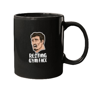 Discover Resting Gym Face Mugs