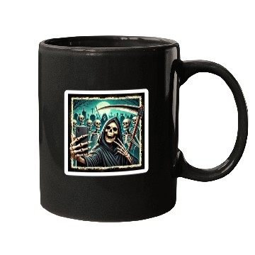 Discover Death Selfie Mugs