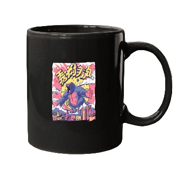 Discover Kaiju Gorilla – Neon City Rampage Mugs