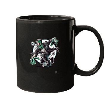 Discover The Green One-Eyed Cyclops Monster Mugs